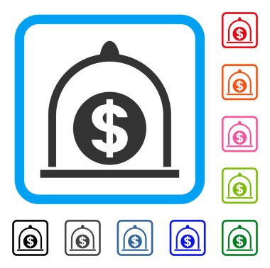 Doları standart simge çerçeveli