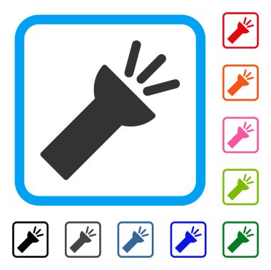 Simge elektrik Torch ışık çerçeveli