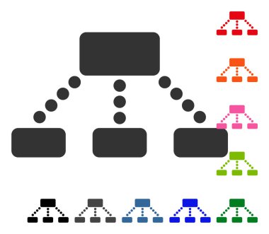 Hiyerarşi simgesi çerçeveli