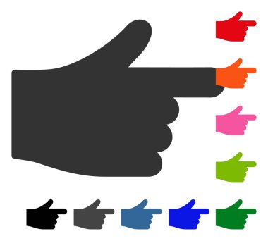 Dizin el simgesi çerçeveli