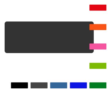 Eksi simgesi çerçeveli