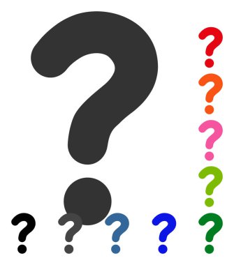 Soru simgesi çerçeveli