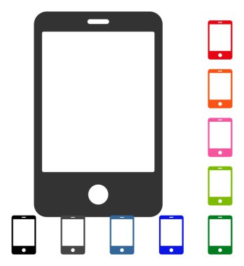 Akıllı telefon simgesi çerçeveli