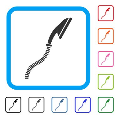 Esnek duş simgesi çerçeveli