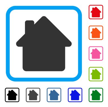 Ev simgesini çerçeveli