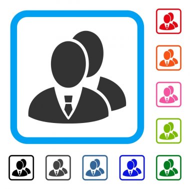 Yöneticileri simgesi çerçeveli