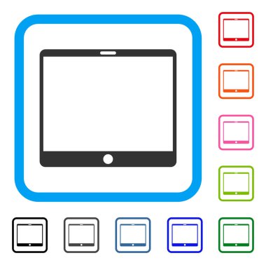 Mobil Tablet simgesi çerçeveli