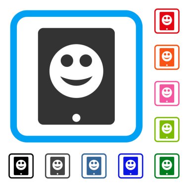 Simge panelini gülümseme çerçeveli