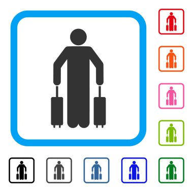 Yolcu Bagaj simgesi çerçeveli