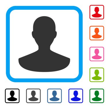 Kişi simgesi çerçeveli