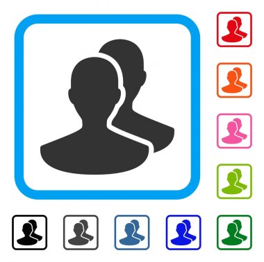 Kişi simgesi çerçeveli