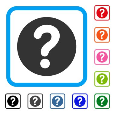 Sorgu simgesini çerçeveli