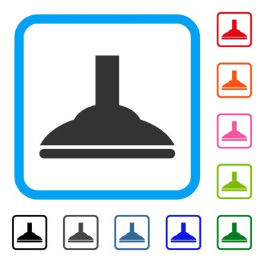 Duş başlığı simgesi çerçeveli