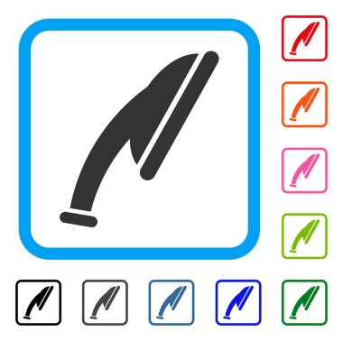 Duş başlığı simgesi çerçeveli