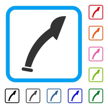 Duş başlığı simgesi çerçeveli