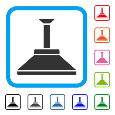Duş başlığı simgesi çerçeveli
