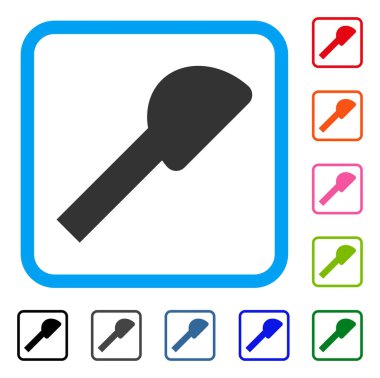 Duş başlığı simgesi çerçeveli