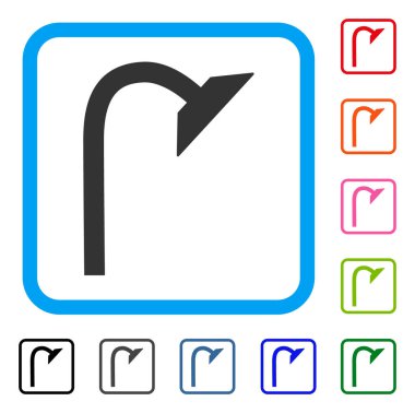 Simge duş boru çerçeveli