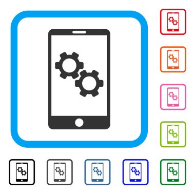 Smartphone vites Seçenekleri simgesini çerçeveli