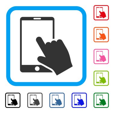 Smartphone çerçeveli simgeye dokunun