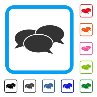 Webinar simgesi çerçeveli