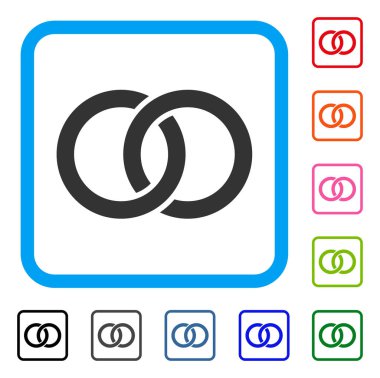 Simgesi alyans çerçeveli