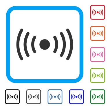Wi-Fi noktası simgesini çerçeveli