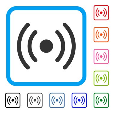 Wi-Fi kaynak simgesi çerçeveli