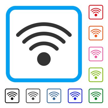 Wi-Fi kaynak simgesi çerçeveli
