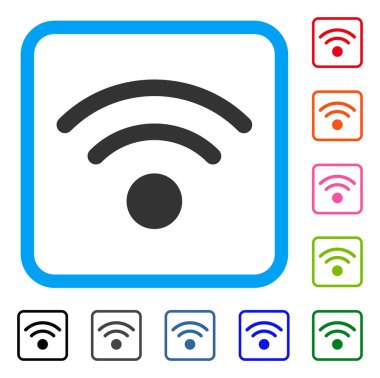 Kablosuz simgesi çerçeveli