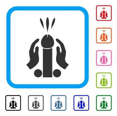 Oral seks boşalma simgesi çerçeveli