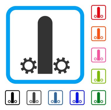 Dildo Gears Framed Icon