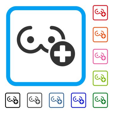 Kadın meme tıp Icon çerçeveli