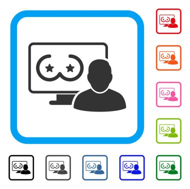 Online Erotics sansürlü kullanıcı simgesi çerçeveli