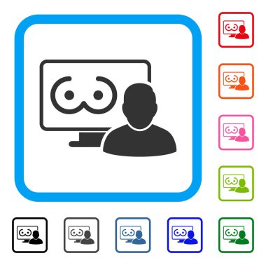 Online Erotics Viewer kullanıcı simgesi çerçeveli