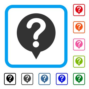 Durum simgesi çerçeveli