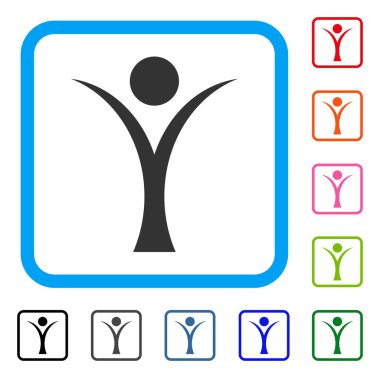 Simge soyut adama tuzak