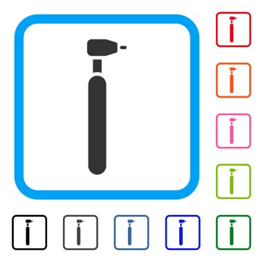 Kesici oyma simgesi çerçeveli