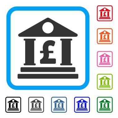 Simge Lirası Banka Binası çerçeveli