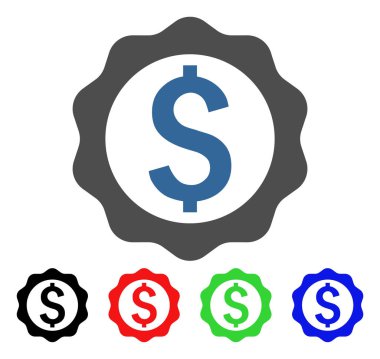 Vektör simge bankacılık mühür damgası