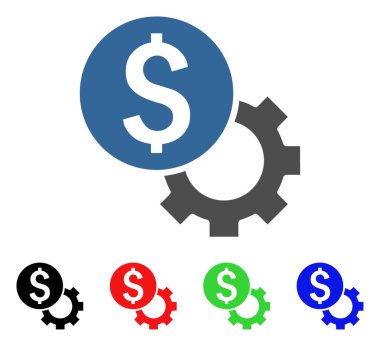 Geliştirme maliyeti vektör simgesi