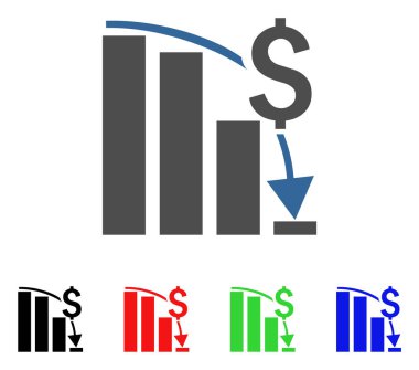 Mali kriz grafik vektör simgesi