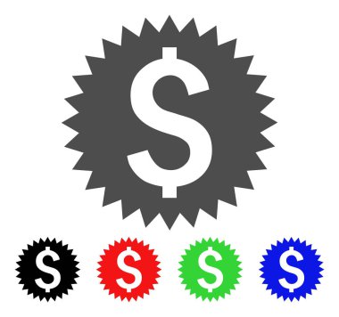 Mali mühür vektör simgesi