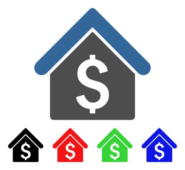 Ev kirası vektör simgesi