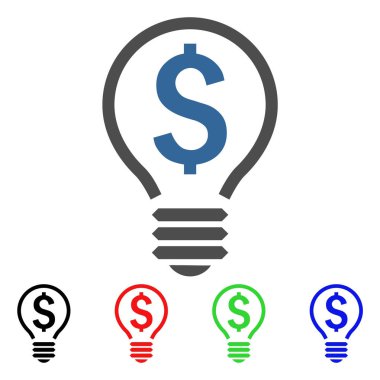 Patent ampul vektör simgesi