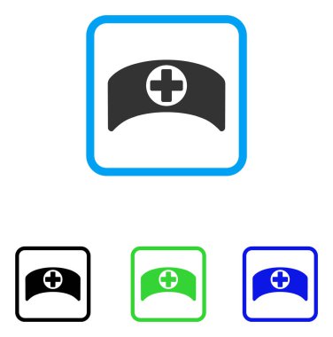 Doktor Cap simgesi çerçeveli