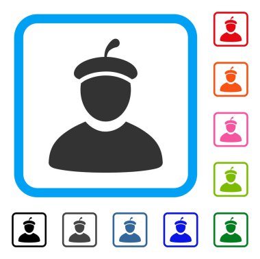 Sanatçı simge çerçeveli