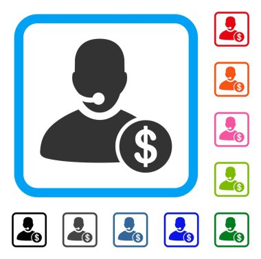 Banka Çağrı Merkezi simgesini çerçeveli