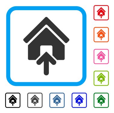 Giriş bina simgesini çerçeveli