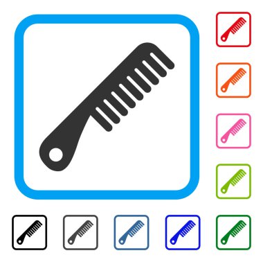 Tarak simgesi çerçeveli